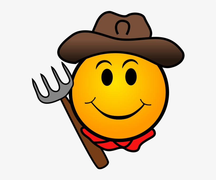 Clipart Png File Tag List, Clip Arts Svg File - Farmer Emoticon, transparent png