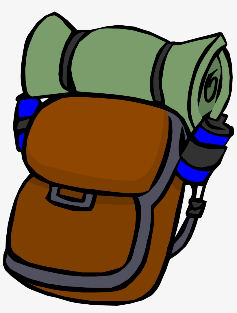 Hiking Backpack - Png - Club Penguin Backpack, transparent png