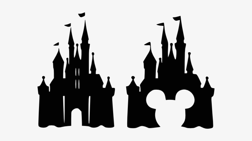 Svgs For Geeks - Disney Castle With Mickey Head, transparent png
