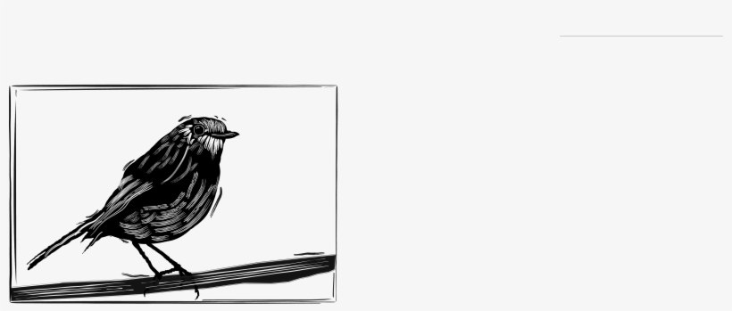 Robin Woodcut - Illustration, transparent png