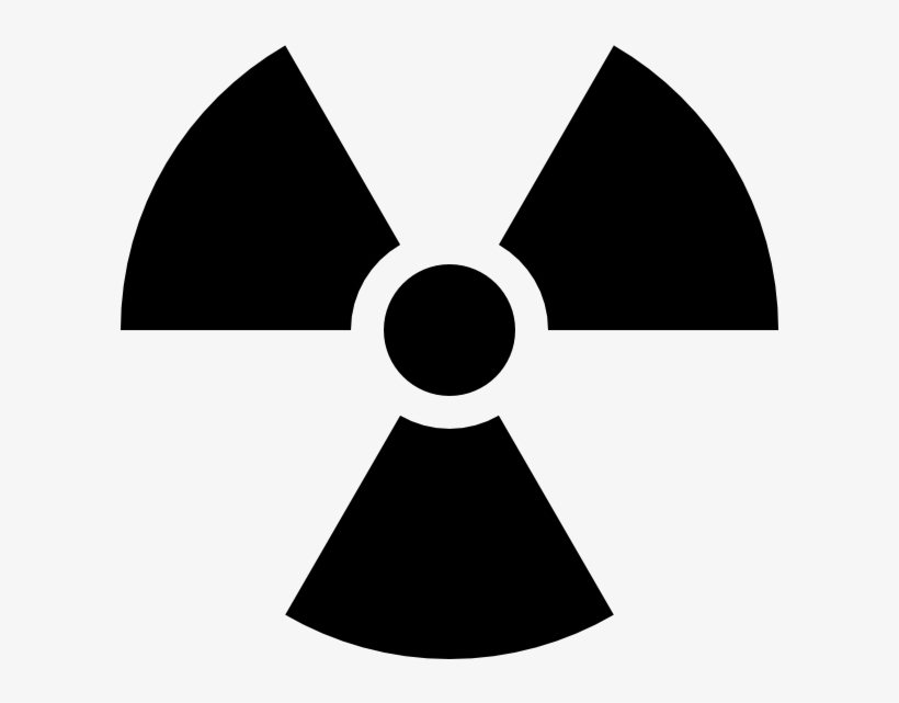 Nuclear Symbol - Radiation Symbol Black And White, transparent png