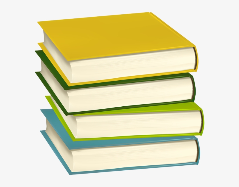 Pile Of Books Png Clip Art Image - 四 本 书, transparent png