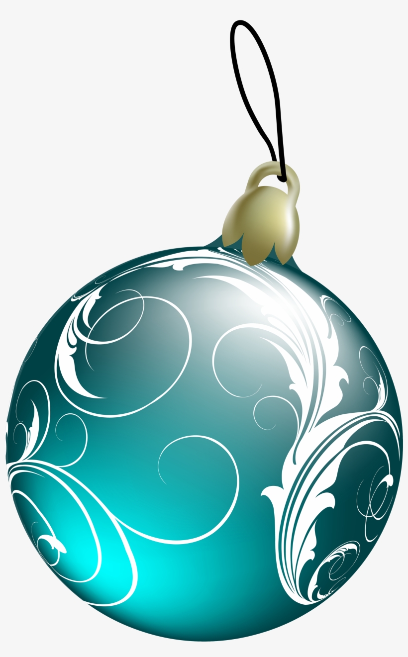 Freeuse Library Beautiful Blue Png Best Web - Green Christmas Ornaments Png, transparent png