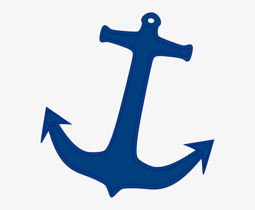 Navy Anchor Svg Clip Arts 558 X 597 Px, transparent png