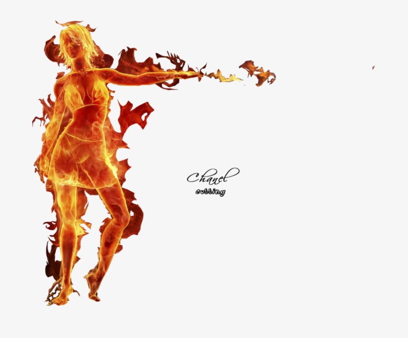 Share This Image - Girl On Fire Png, transparent png