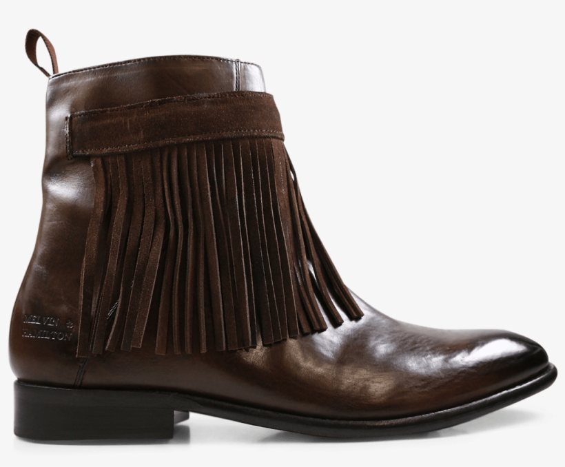 Ankle Boots Holly 24 Infant Dark Brown Strap Suede - Motorcycle Boot, transparent png