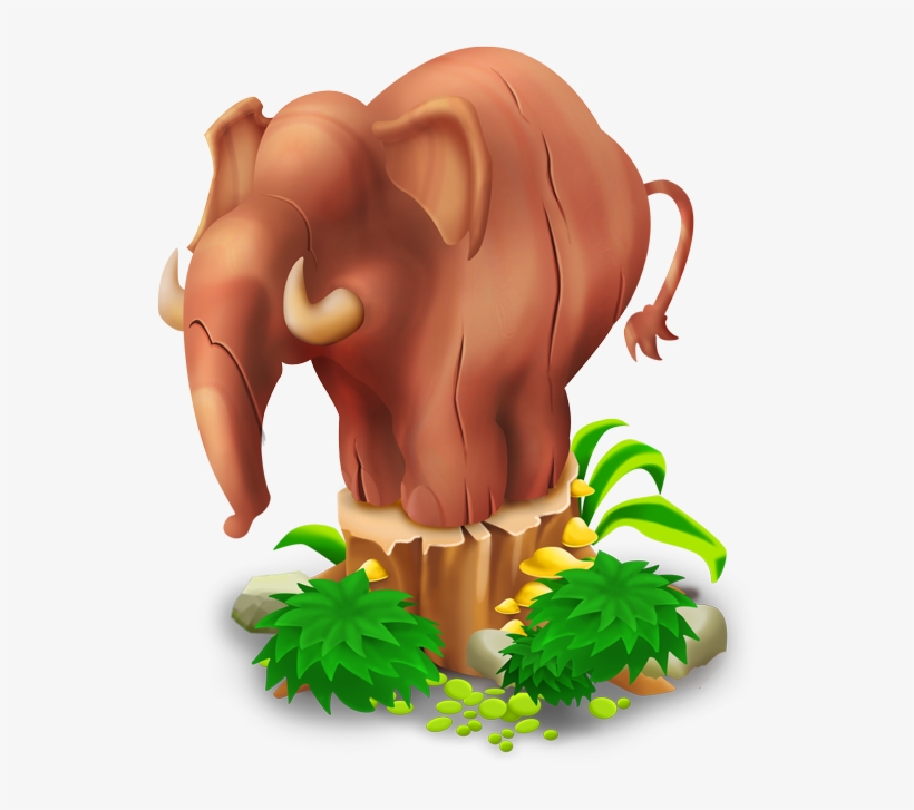 Wooden Elephant - Elephant, transparent png