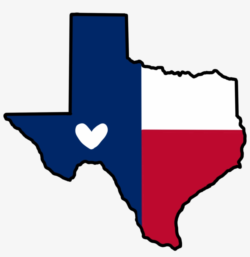 Hurricane Harvey - “ - Texas Map With Flag, transparent png