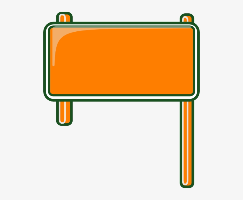 Highway Blank Clip Art At Clker Com - Road Sign Board Clipart, transparent png
