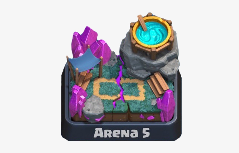 Arena 5 Apenas Png E Render Clash Royales - Clash Royale Spell Valley Png, transparent png