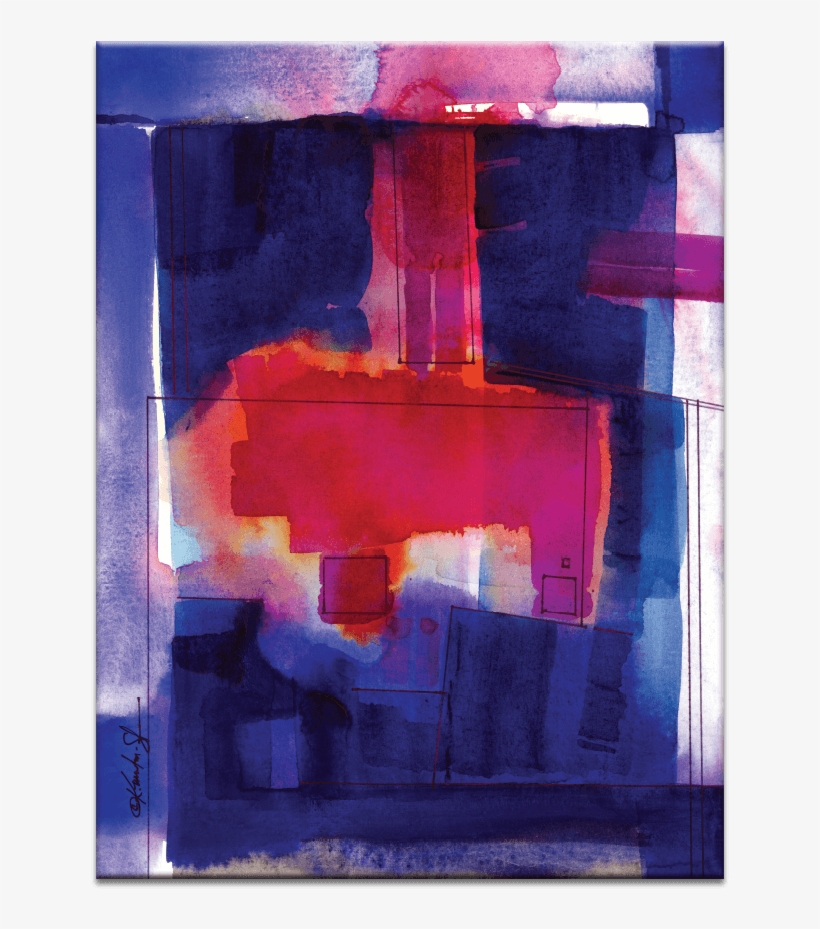 Watercolor Abstraction - Watercolour Abstraction 127 By Kathy Morton Stanion, transparent png