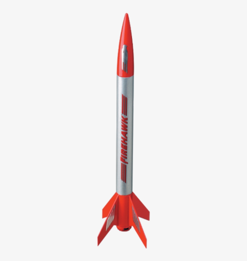 Rockets Png Images Free Download - Estes 804 Firehawk Flying Model Rocket Kit, transparent png