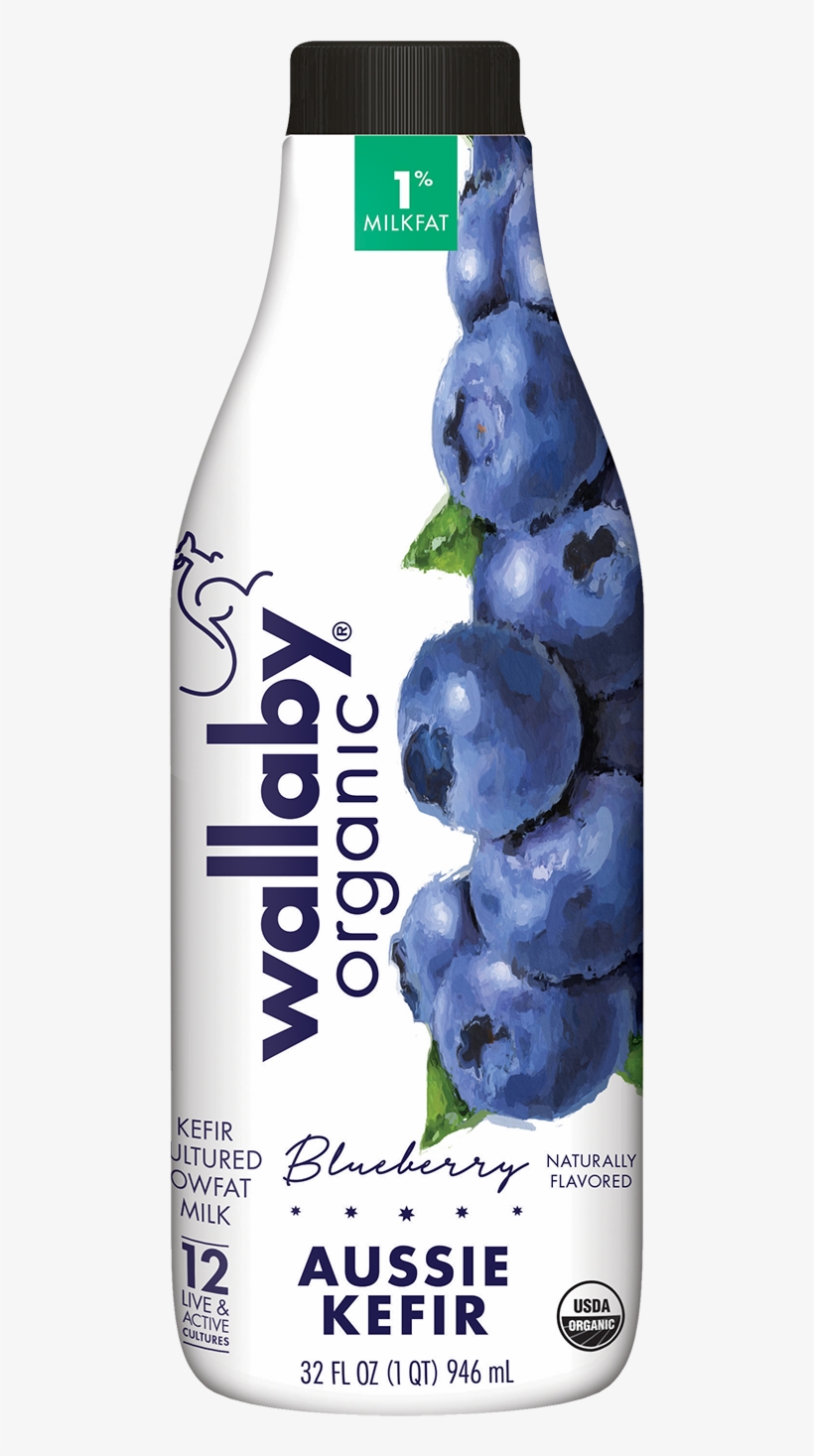 Aussie Kefir Lowfat Blueberry 32oz - Blueberry Kefir, transparent png