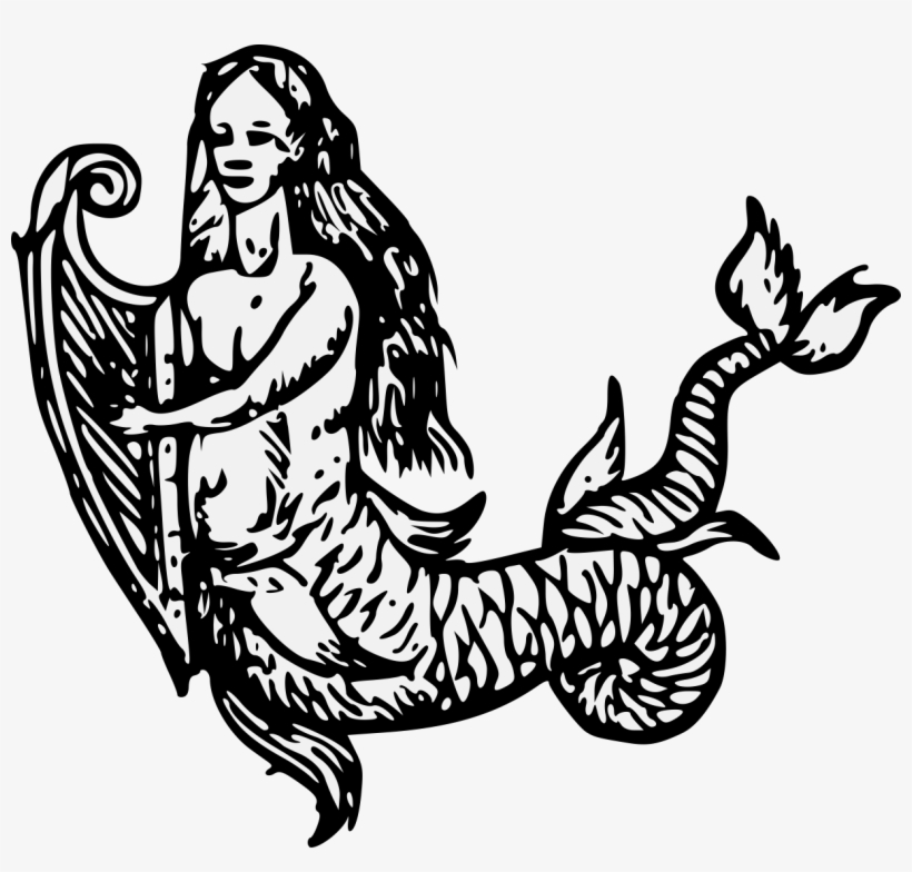 Details, Png - Mermaid Heraldic Png, transparent png