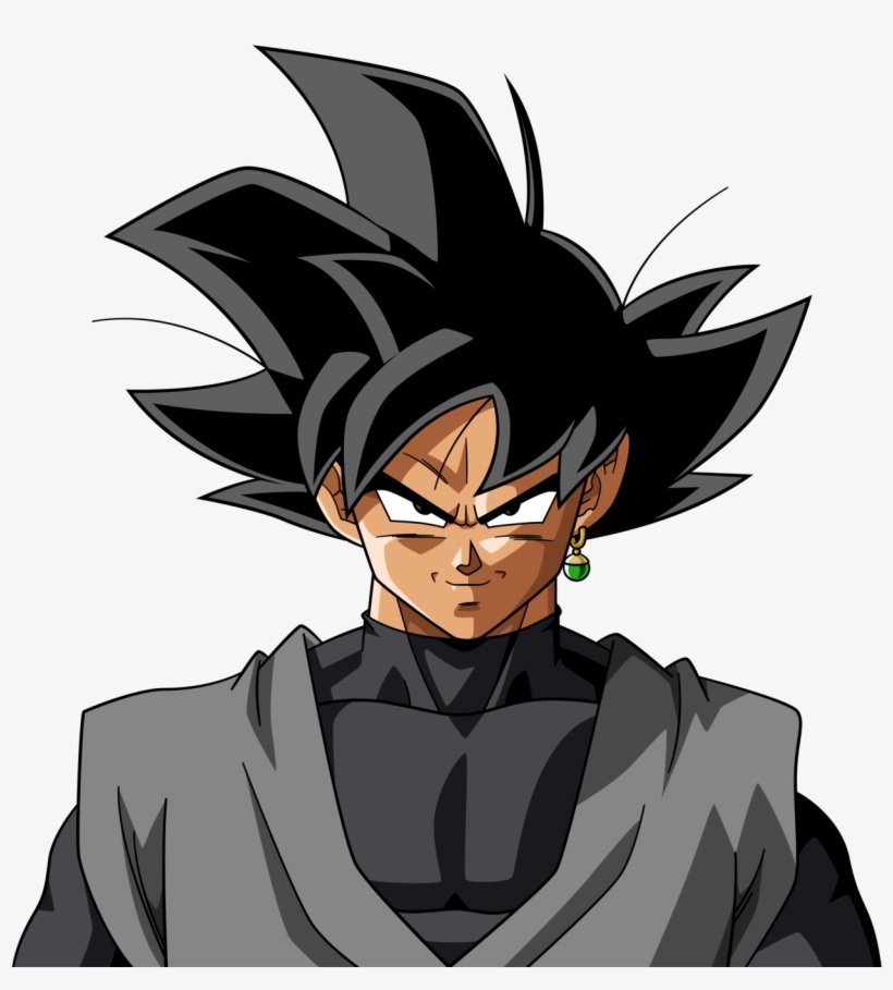 Black Goku Face - Black Goku, transparent png