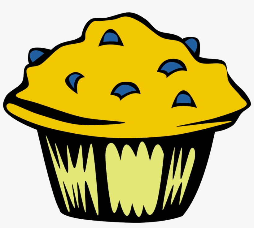 Fast Food, Breakfast, Blueberry Muffins, - Muffin Clipart, transparent png