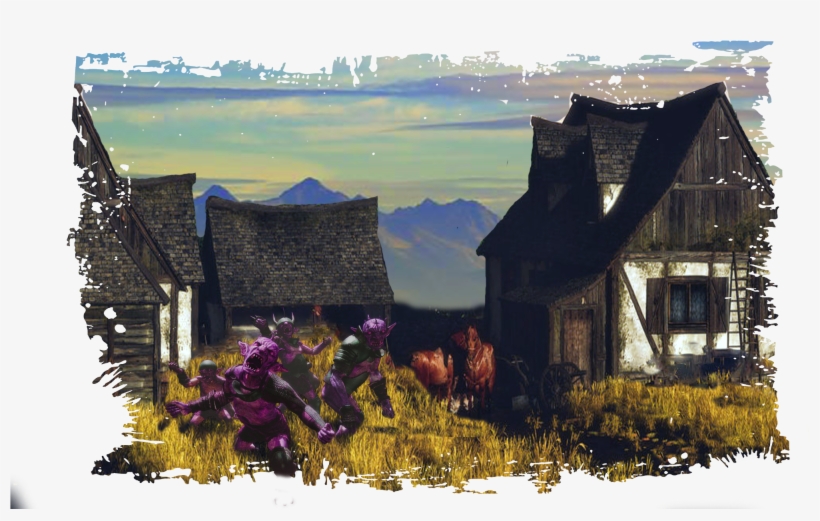 Spider Farm - Mountain Village, transparent png