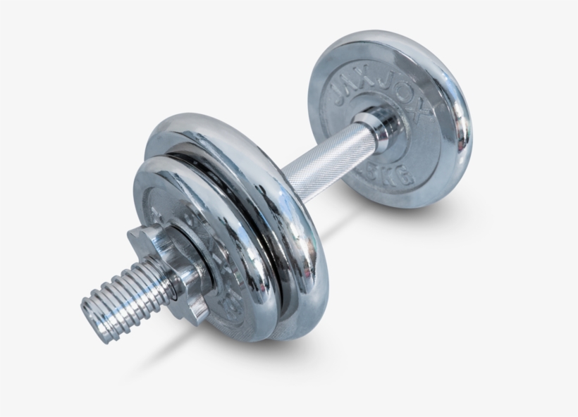 Chrome Dumbbell - Dumbbell, transparent png