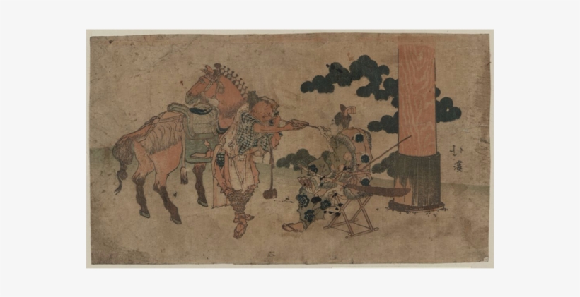 Lewis And Clark Explore The Northwest, Using Gifts - Giclée-druck: Hokkei's Tabako O Suu Shinji No Futari,, transparent png