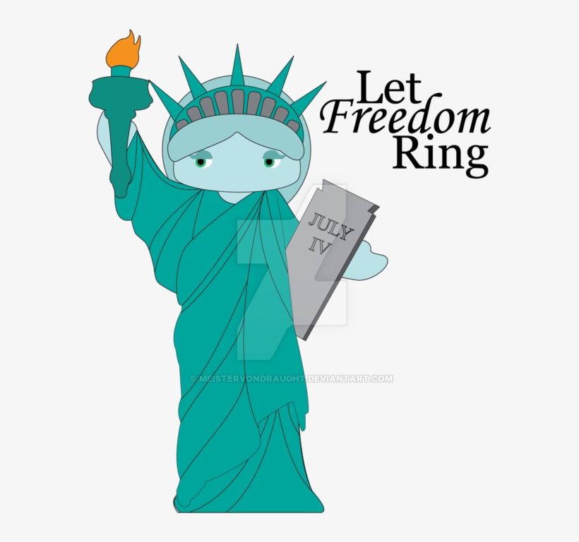 Clipart Lady Liberty Chibi By Meistervondraught On - Statue Of Liberty Chibi, transparent png