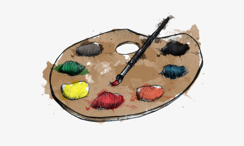 Illustration - Palette, transparent png