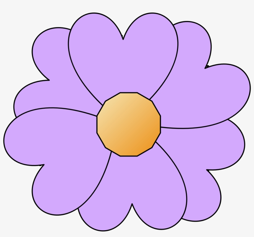 This Free Icons Png Design Of Simple Purple Flower, transparent png