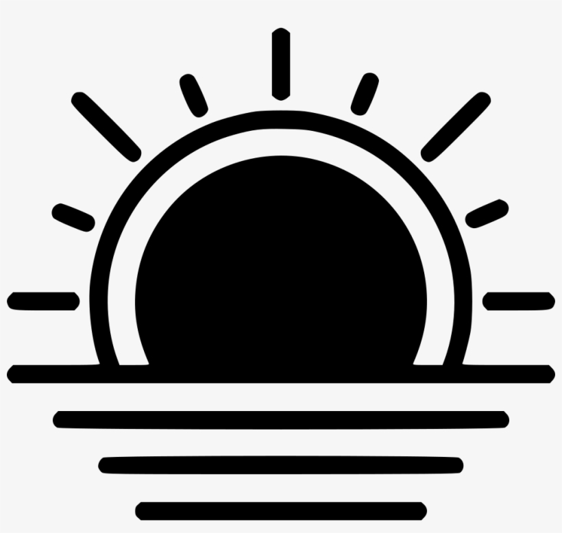 Sunset Icon Png, transparent png