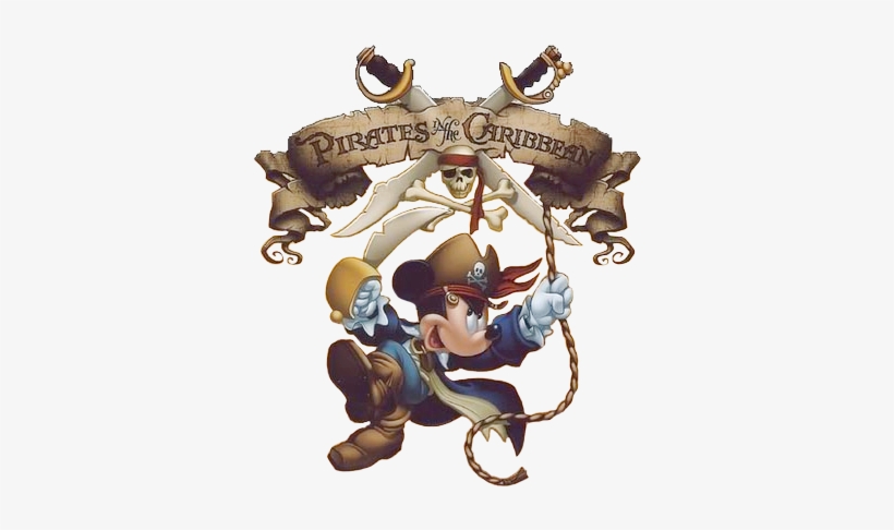 Caribbean Pirate Mickey - Mickey Pirates Of The Caribbean, transparent png