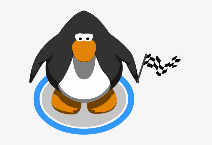 Checkered Flag Ingame - Club Penguin, transparent png