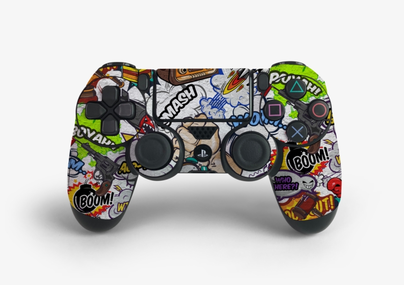 Ps4 Controller Comic Decal Kit - Comics, transparent png