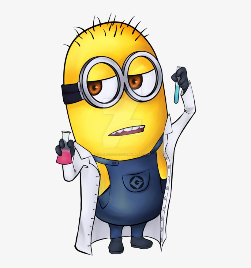 Picture Black And White Stock Digital Version By Utopiebleue - Minions In Lab Coats, transparent png