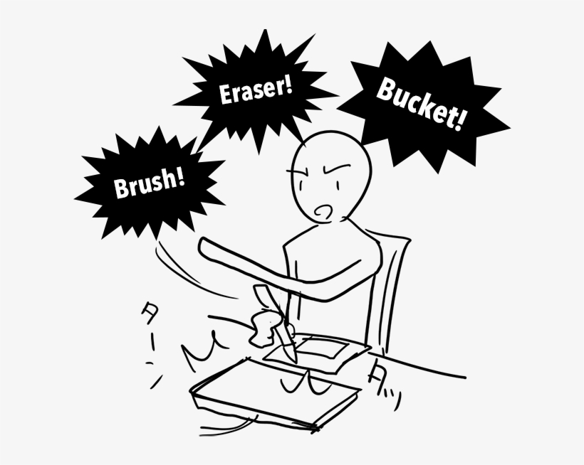 Select Brush Tool With B Key Select Eraser Tool With - Boosey And Hawkes Session Time (horn) Concert Band, transparent png