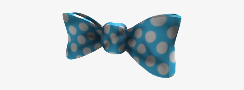 Blue Polkadot Bow Tie, transparent png