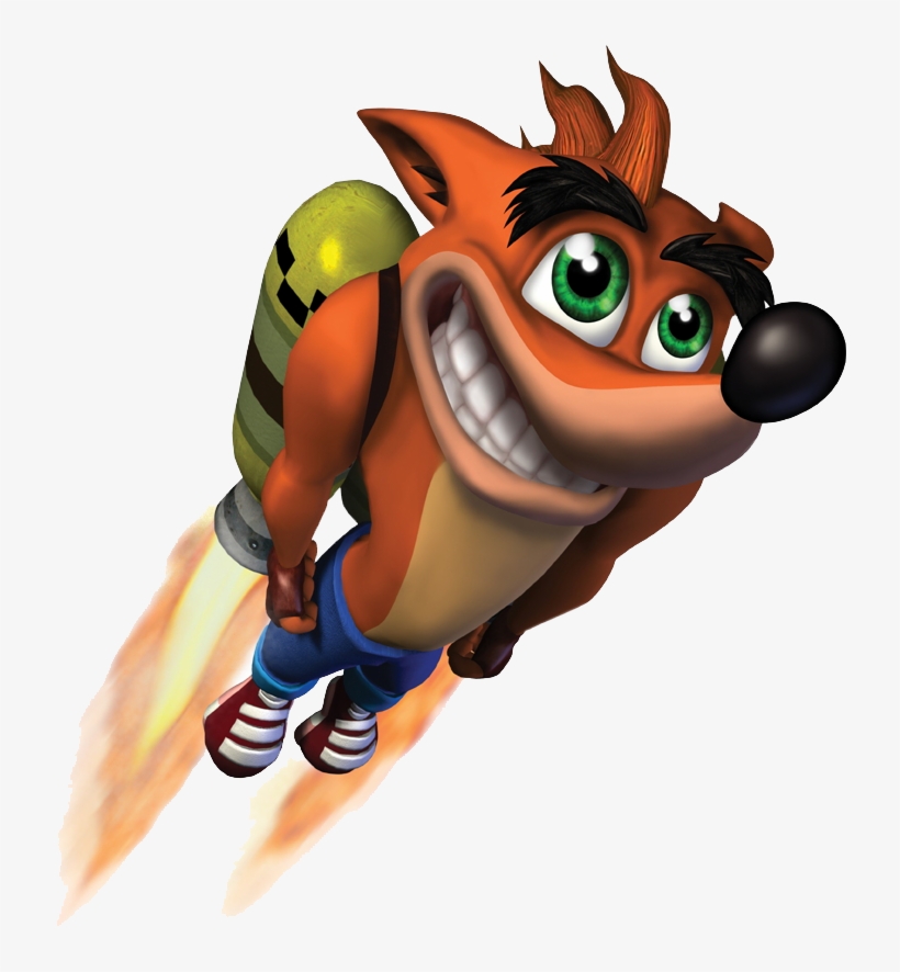 Crash Bandicoot Png Photos - Crash Bandicoot With Jet Pack, transparent png
