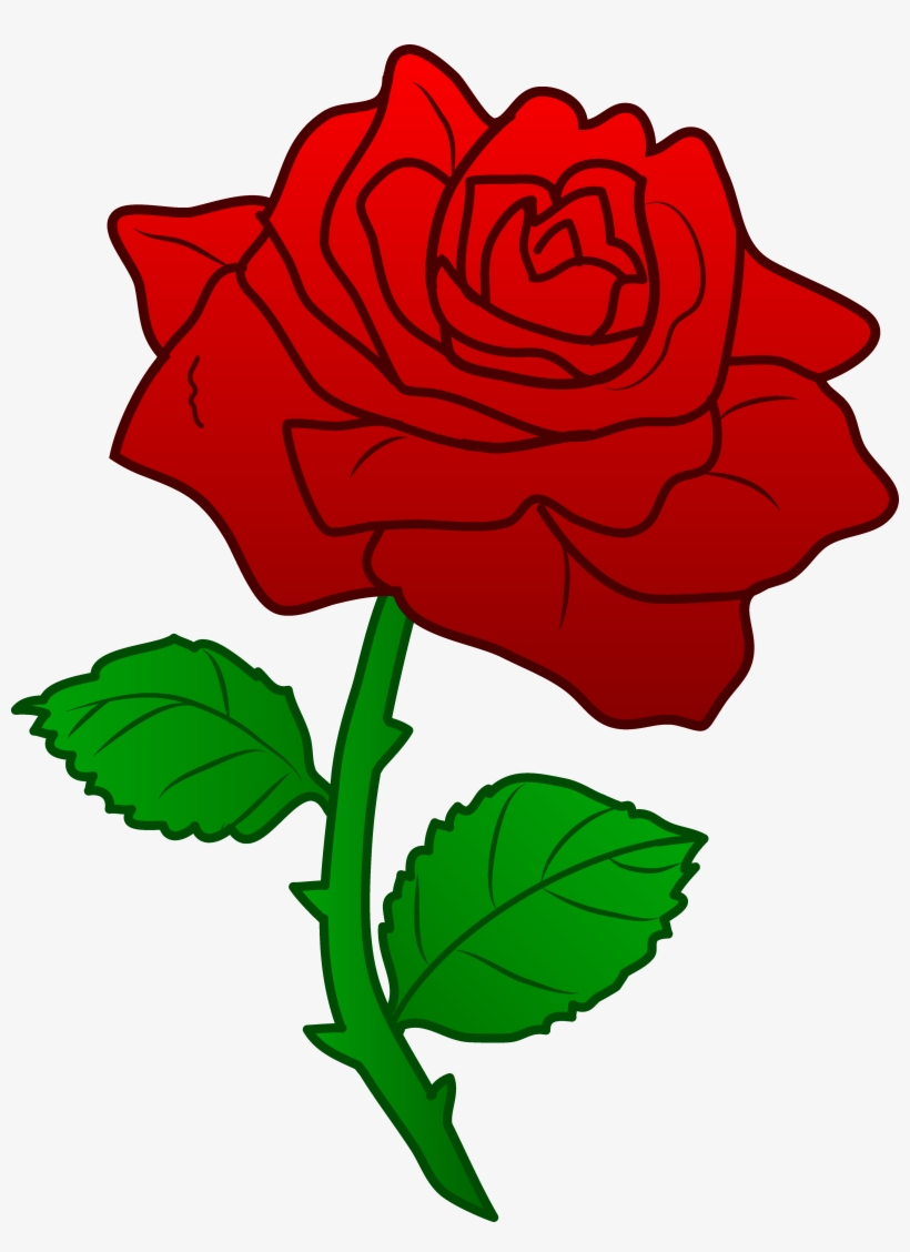 Beautiful Red Rose - Rose Beauty And The Beast Png, transparent png