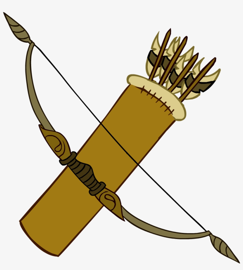 Bow And Arrows - Bow And Arrows Clipart, transparent png
