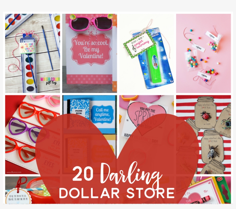 20 Darling Dollar Store Valentines - Love Bug Valentine, transparent png