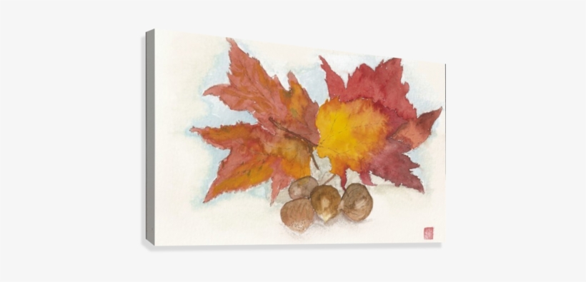 Leaves Canvas Print - Maple Leaf, transparent png