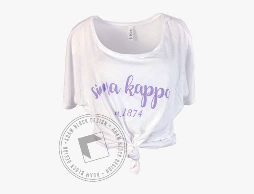 Sigma Kappa 1874 Flowy Tee - Sigma Nu Snake Shirt, transparent png