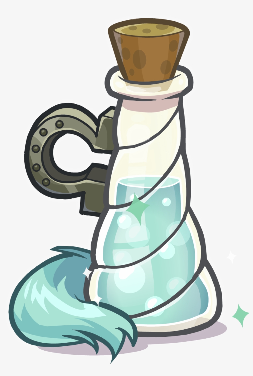 Medieval 2013 Potions White Puffle Unicorn - Club Penguin Puffles Unicornio, transparent png