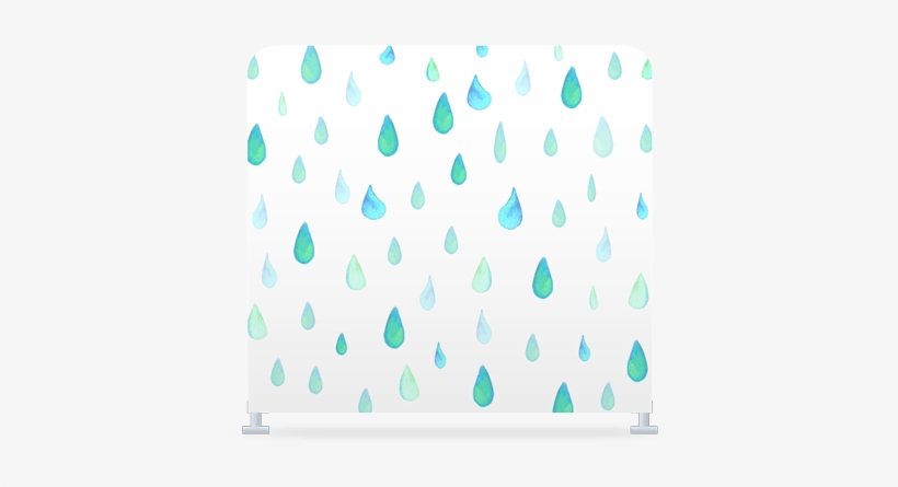 Blue Raindrops - Display Device, transparent png