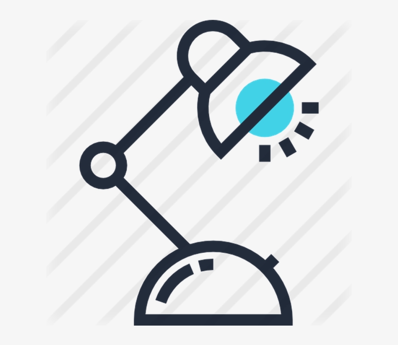 Desk Lamp Premium Vector Icon Designed By Maxim Basinski - Icon, transparent png