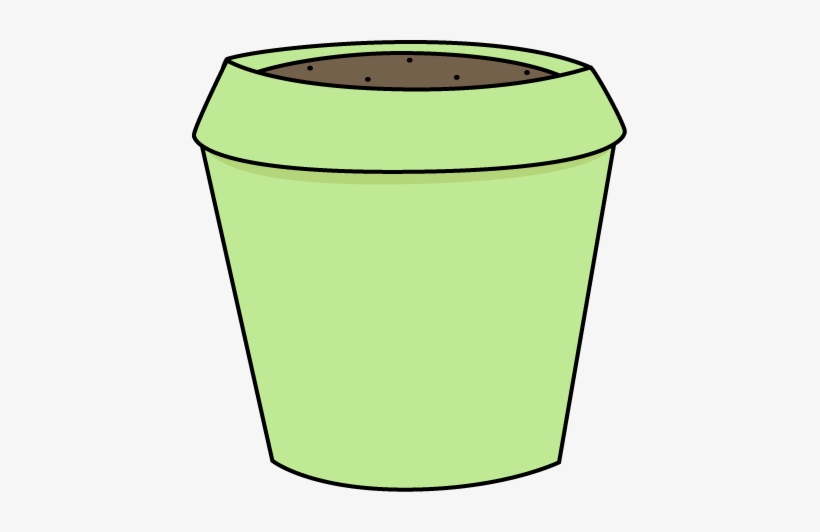 Green Flower Pot Clip Art - Green Flower Pot Clipart, transparent png