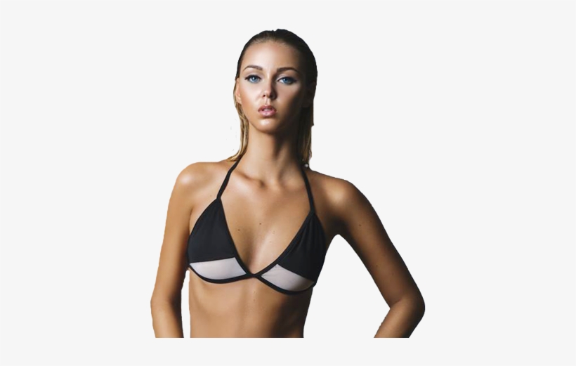 Send Message - Swimsuit Top, transparent png