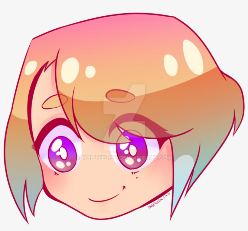Banner Library Very Random Floating Girl By Mistletoesart - Anime Girl Head Png, transparent png