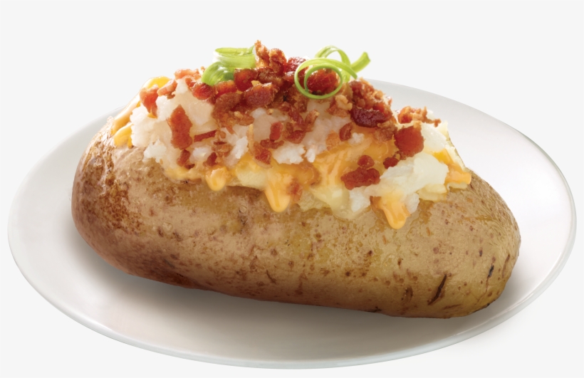 Baked Potato Png Black And White Library - Loaded Baked Potato Png, transparent png