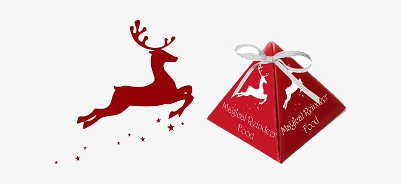 Reindeer Food - Red Christmas Reindeer Png, transparent png