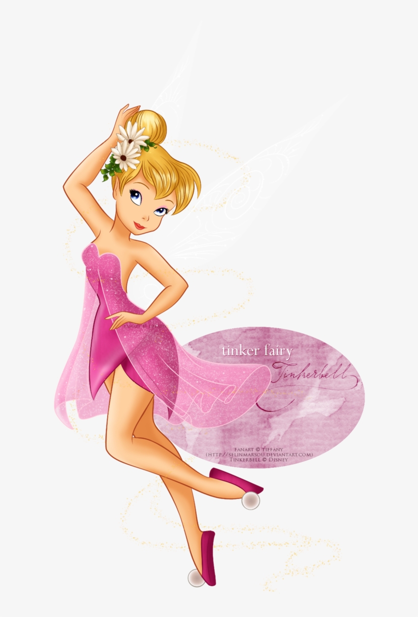 Pink Tink By Selinmarsou On Deviantart - Tinkerbell Pink Disney Png, transparent png