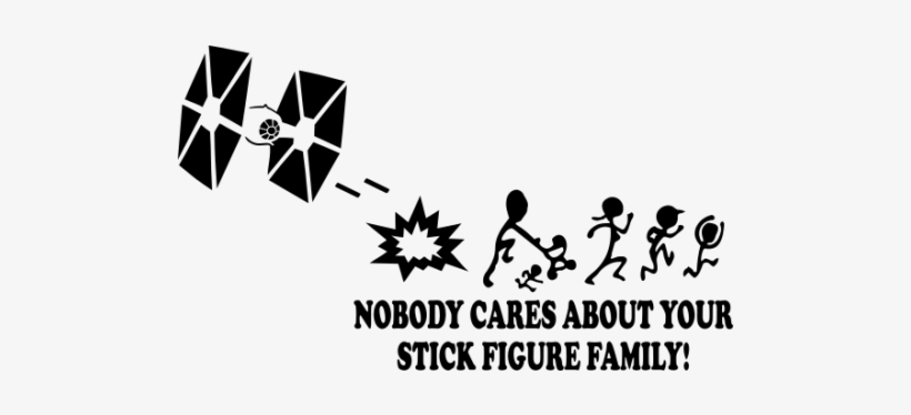 Stick Figure Family Star Wars, transparent png