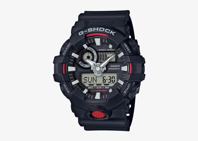 G Shock Ga700 1a - G Shock Ga 700 1b, transparent png